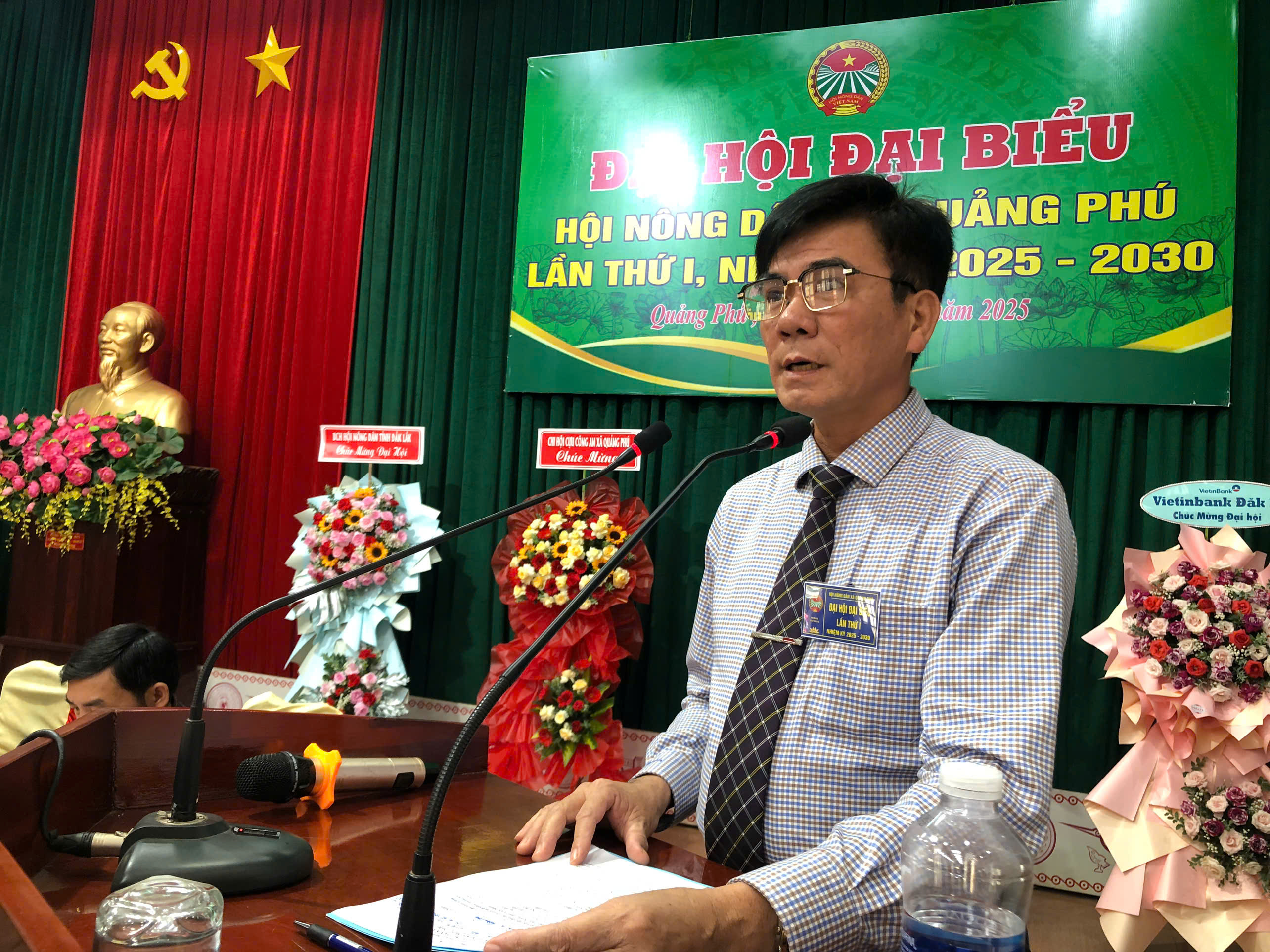 Đại hội Đại biểu Hội Nông dân xã Quảng Phú lần thứ I (nhiệm kỳ 2025-2030)